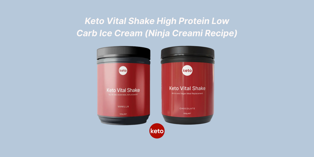 Keto Vital Shake High Protein Low Carb Ice Cream (Ninja Creami Recipe)