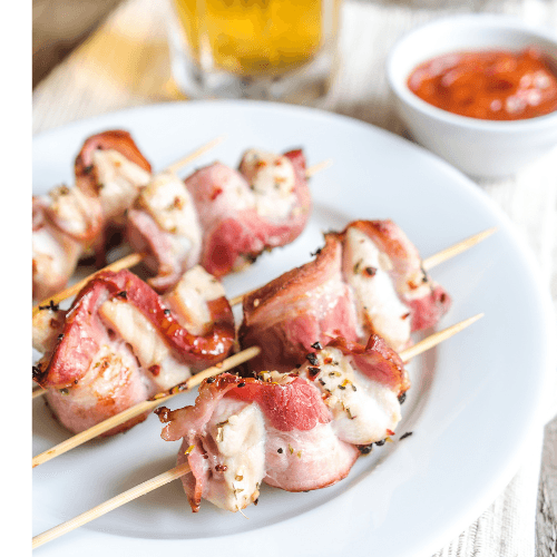 Chicken and Bacon Skewers - Keto Australia