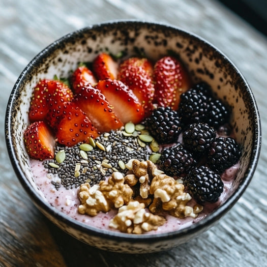 Keto Berry & Nut Breakfast Bowl