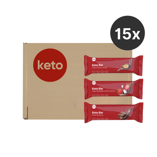 Keto Bars – Variety Pack (15 Bars)