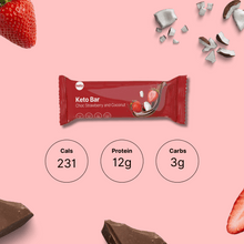 Choc Strawberry and Coconut Keto Bar (5 Pack).