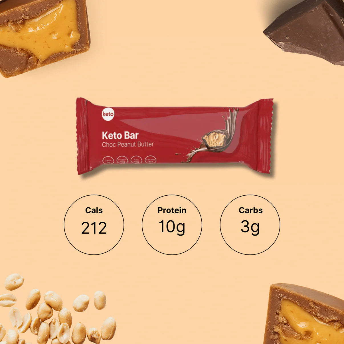 Keto Protein Bars (15-Pack)