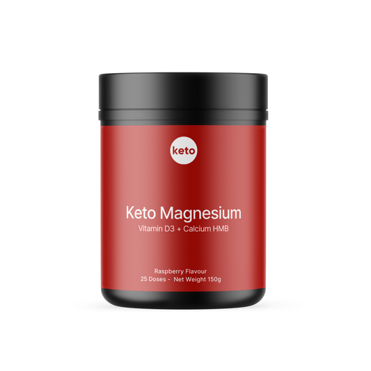 Keto Magnesium + Vitamin D3 + Calcium HMB.