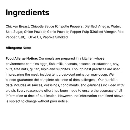 Chipotle Chilli Chicken