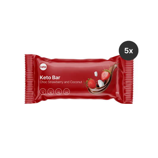 Choc Strawberry and Coconut Keto Bar (5 Pack)