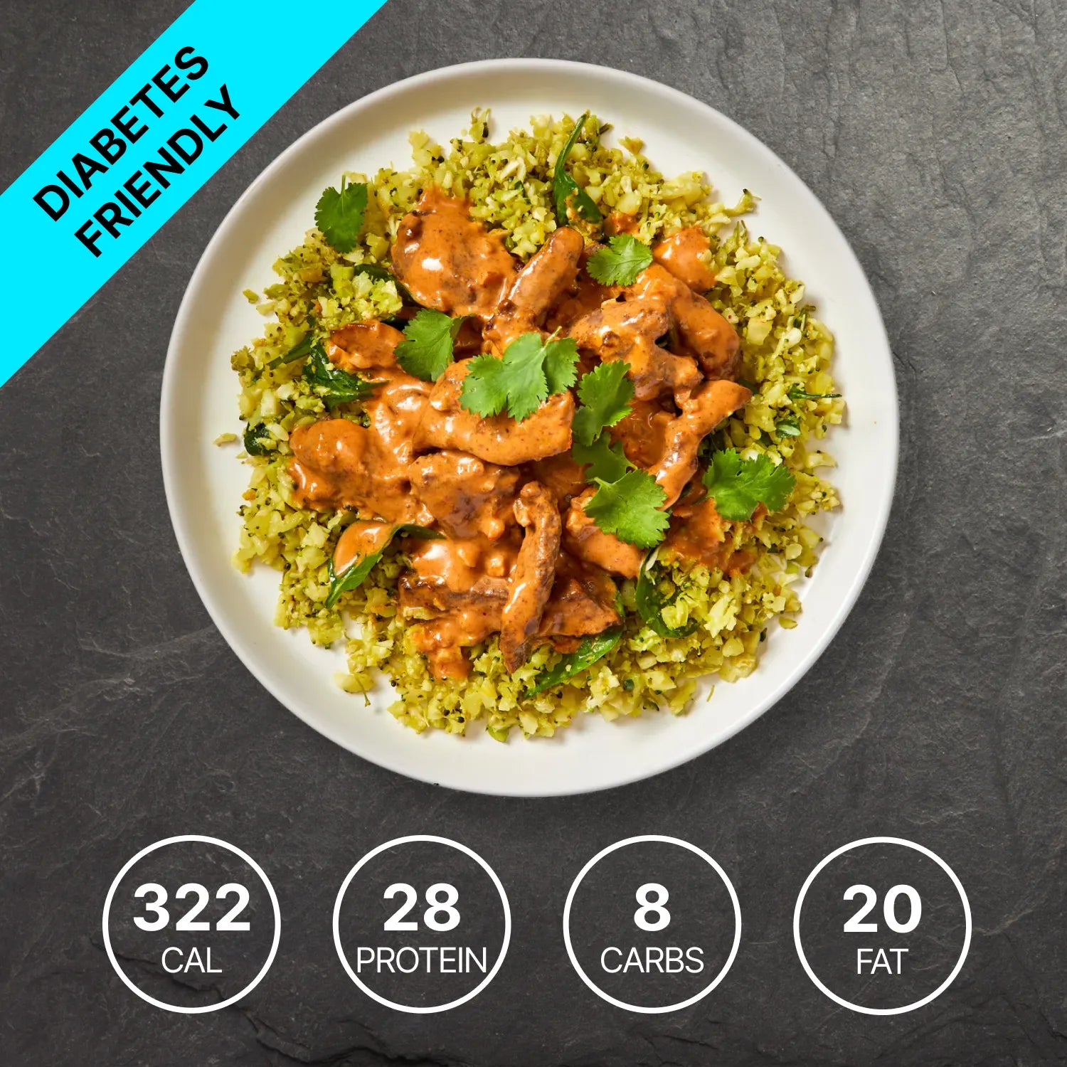 Massaman Beef Curry with Broccoli and Cauliflower Rice