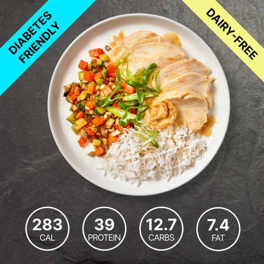 Miso Chicken with Asian Vegetables