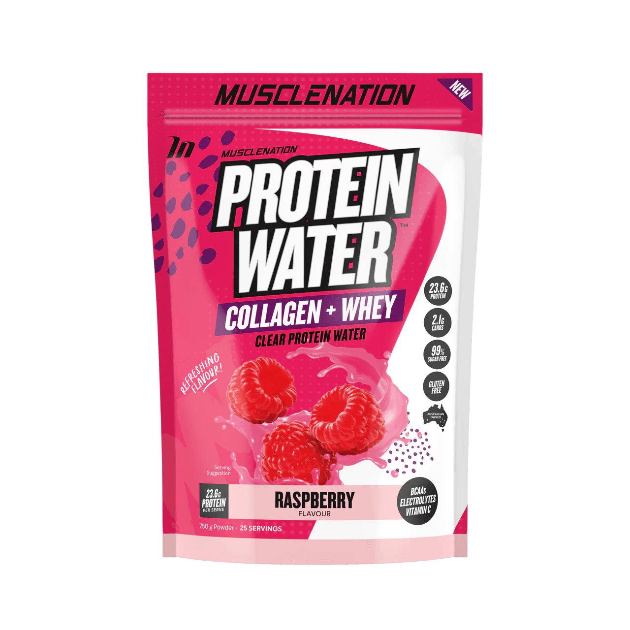Protein Water by Muscle Nation 25 Serves - Keto Australia